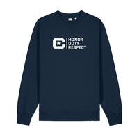 Load image into Gallery viewer, The Citadel, 3D Effect, Honor Duty Respect, Stanley/Stella Unisex Changer 2.0 Crewneck Sweatshirt - Navy
