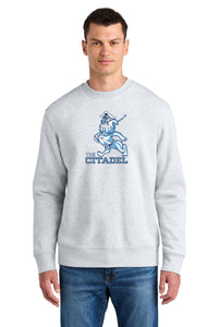 Load image into Gallery viewer, The Citadel, Marching Bulldog, Stanley/Stella Unisex Changer 2.0 Crewneck Sweatshirt - Ash
