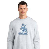 Load image into Gallery viewer, The Citadel, Marching Bulldog, Stanley/Stella Unisex Changer 2.0 Crewneck Sweatshirt - Ash
