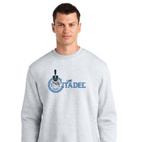 Load image into Gallery viewer, The Citadel, Spike, Stanley/Stella Unisex Changer 2.0 Crewneck Sweatshirt - Ash
