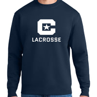 Load image into Gallery viewer, The Citadel, Lacrosse C Star, Stanley/Stella Unisex Changer 2.0 Crewneck Sweatshirt
