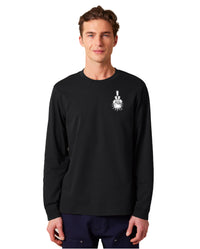 Load image into Gallery viewer, The Citadel, 3D Effect Spike Logo, Stanley/Stella Unisex Creator 2.0 Long Sleeve T-Shirt - Black
