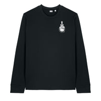 Load image into Gallery viewer, The Citadel, 3D Effect Spike Logo, Stanley/Stella Unisex Creator 2.0 Long Sleeve T-Shirt - Black
