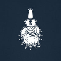 Load image into Gallery viewer, The Citadel, 3D Effect Spike Logo, Stanley/Stella Unisex Creator 2.0 Long Sleeve T-Shirt - Navy
