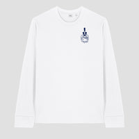 Load image into Gallery viewer, The Citadel, 3D Effect Spike Logo, Stanley/Stella Unisex Creator 2.0 Long Sleeve T-Shirt - White
