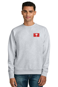Load image into Gallery viewer, The Citadel, Big Red Flag, Stanley/Stella Unisex Knoxer Crewneck Sweatshirt - Heather Navy
