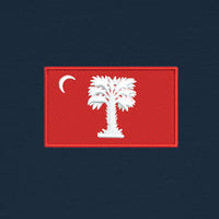 Load image into Gallery viewer, The Citadel, Big Red Flag, Stanley/Stella Unisex Knoxer Crewneck Sweatshirt - Navy
