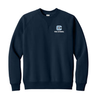 Load image into Gallery viewer, The Citadel, C Star Logo, Stanley/Stella Unisex Knoxer Crewneck Sweatshirt- Navy
