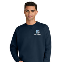 Load image into Gallery viewer, The Citadel, C Star Logo, Stanley/Stella Unisex Knoxer Crewneck Sweatshirt- Navy
