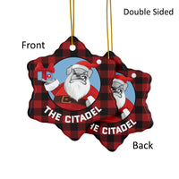 Load image into Gallery viewer, The Citadel, Santa Spike, Ceramic Ornaments, 2-Side Print, Snowflake (1pc, 3pcs, 5pcs, 10pcs)
