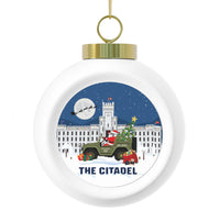 Load image into Gallery viewer, The Citadel, Santa Spike, Barracks, Christmas Ball Ornament
