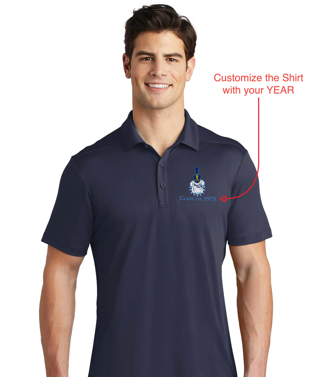 Spike Class of 1975 Polo Shirt. True Navy Shirt