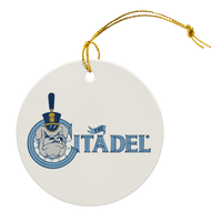 Load image into Gallery viewer, Spike_Porcelain_Ornament_Round_Main_Ribbon_Mockup.png_16458200

