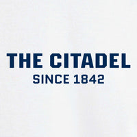 Load image into Gallery viewer, The Citadel, Raglan Jersey T Shirt- White / Navy
