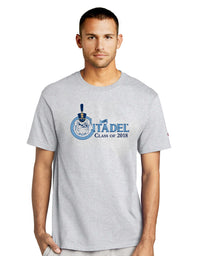 Load image into Gallery viewer, The Citadel, Class of 2018, Spike,  Champion Jersey Tee- Ash
