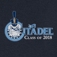 Load image into Gallery viewer, The Citadel, Class of 2018, Spike,  Champion Jersey Tee- Navy
