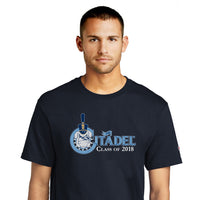 Load image into Gallery viewer, The Citadel, Class of 2018, Spike,  Champion Jersey Tee- Navy
