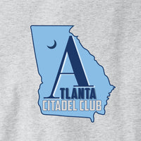 Load image into Gallery viewer, The Citadel, Atlanta Citadel Club Champion Jersey T-Shirt- Ash
