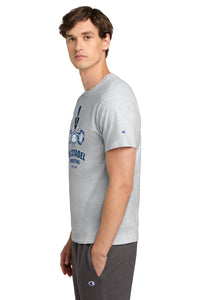 Load image into Gallery viewer, The Citadel, Powerlifting Club, Spike, Champion ® Heritage 6-Oz. Jersey T-Shirt - Ash
