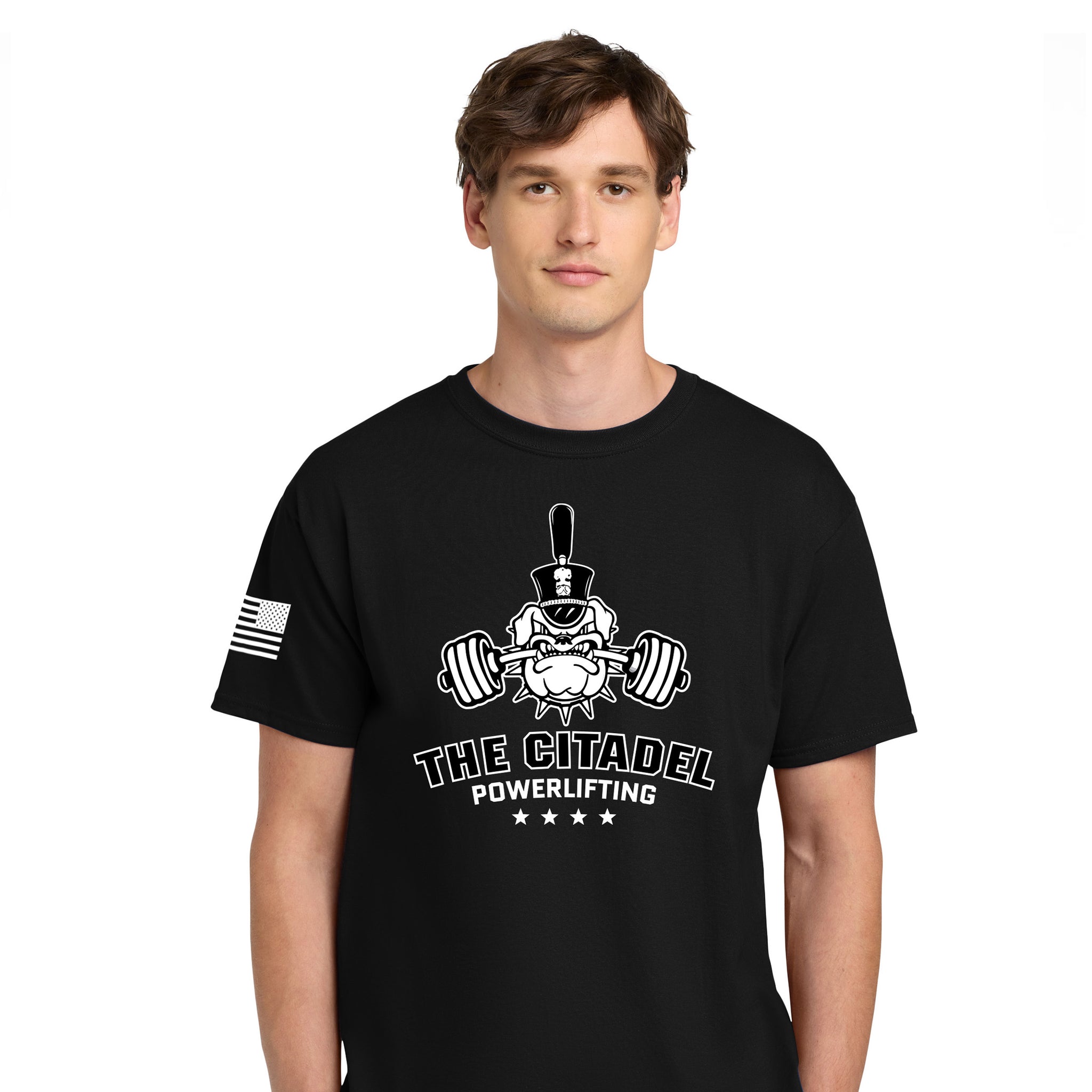 The Citadel, Powerlifting Club, Black Champion ® Heritage Jersey  T-Shirt