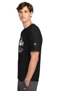 Load image into Gallery viewer, The Citadel, Powerlifting Club, Black Champion ® Heritage 6-Oz. Jersey T-Shirt- Black

