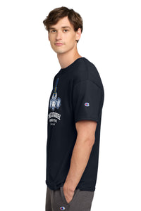 Load image into Gallery viewer, The Citadel, Powerlifting Club, Spike, Champion ® Heritage 6-Oz. Jersey T-Shirt - Navy
