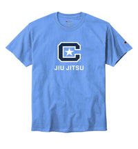 Load image into Gallery viewer, The Citadel, Club Sports - Jiu Jitsu, Champion ® Heritage 6-Oz. Jersey T-Shirt -  Carolina Blue
