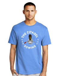 Load image into Gallery viewer, The Citadel, Rowing Club, Spike, Champion ® Heritage 6-Oz. Jersey T-Shirt- Carolina Blue
