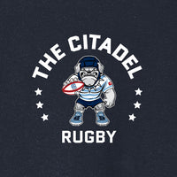 Load image into Gallery viewer, The Citadel, Club Sport - Rugby, Rugby Spike, Champion T-Shirt - Navy
