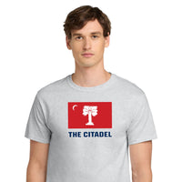 Load image into Gallery viewer, The Citadel, BRP Flag, Champion ® Heritage 6-Oz. Jersey T-Shirt - Ash
