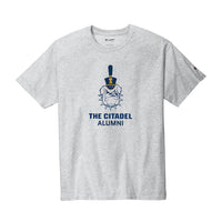 Load image into Gallery viewer, The Citadel, Alumni Spike, Champion ® Heritage 6-Oz. Jersey T-Shirt - Ash
