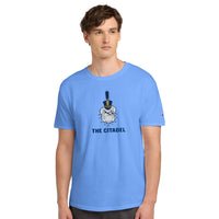 Load image into Gallery viewer, The Citadel, Spike, Champion ® Heritage 6-Oz. Jersey T-Shirt - Carolina Blue

