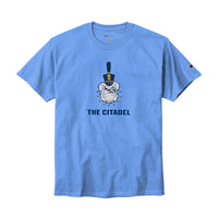 Load image into Gallery viewer, The Citadel, Spike, Champion ® Heritage 6-Oz. Jersey T-Shirt - Carolina Blue
