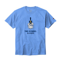 Load image into Gallery viewer, The Citadel, Alumni Spike, Champion ® Heritage 6-Oz. Jersey T-Shirt - Carolina Blue
