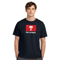 Load image into Gallery viewer, The Citadel, BRP Flag, Champion ® Heritage 6-Oz. Jersey T-Shirt - Navy
