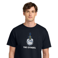 Load image into Gallery viewer, The Citadel, Spike, Champion ® Heritage 6-Oz. Jersey T-Shirt - Navy
