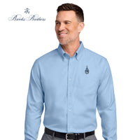 Load image into Gallery viewer, The Citadel, Spike,  Big &amp; Tall, Brooks Brothers® Wrinkle-Free Stretch Nailhead Shirt
