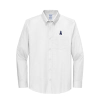 Load image into Gallery viewer, The Citadel, Barracks,  Big &amp; Tall, Brooks Brothers® Wrinkle-Free Stretch Nailhead Shirt - White
