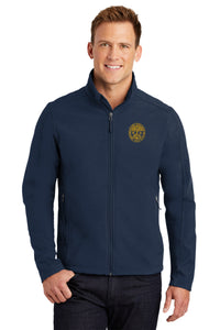 Load image into Gallery viewer, The Citadel, Big &amp; Tall, Customizable (Your Year) Embroidered Ring Bezel Design, Core Soft Shell Jacket - Navy
