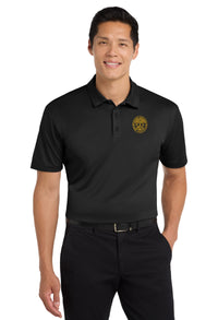 Load image into Gallery viewer, The Citadel, Big &amp; Tall, Customizable (Your Year) Embroidered Ring Bezel Design, Silk Touch™ Performance Polo - Black
