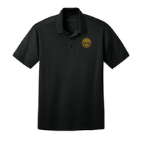 Load image into Gallery viewer, The Citadel, Big &amp; Tall, Customizable (Your Year) Embroidered Ring Bezel Design, Silk Touch™ Performance Polo - Black

