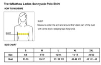 Load image into Gallery viewer, The Citadel, C Star,  Club Sport Golf, TravisMathew Ladies Sunnyvale Polo Shirt- Size Chart
