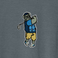 Load image into Gallery viewer, The Citadel, Spike the Golfer, Club Sport Golf, TravisMathew Ladies Sunnyvale Polo Shirt- Blue Nights Heather
