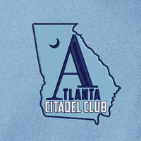Load image into Gallery viewer, The Citadel, Atlanta Citadel Club, TravisMathew Performance Polo - Brilliant Blue
