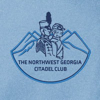 Load image into Gallery viewer, The Citadel, Alumni Club, Northwest Georgia, TravisMathew Performance Polo- Brilliant Blue Heather
