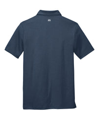 Load image into Gallery viewer, The Citadel, C Star, Club Sport - Men&#39;s Golf, TravisMathew Performance Polo Shirt - Blue Nights - Back
