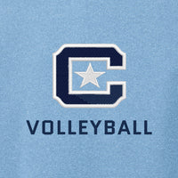 Load image into Gallery viewer, The Citadel Sports - Volleyball, C Star, TravisMathew Performance Polo Shirt - Carolina Blue
