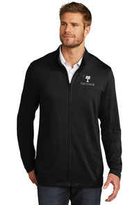 Load image into Gallery viewer, The Citadel, Big Red,  TravisMathew Newport Full-Zip Fleece Jacket- Black
