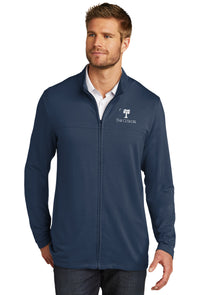 Load image into Gallery viewer, The Citadel, Big Red,  TravisMathew Newport Full-Zip Fleece Jacket- Night Blue
