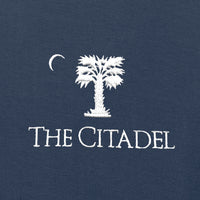 Load image into Gallery viewer, The Citadel, Big Red,  TravisMathew Newport Full-Zip Fleece Jacket- Night Blue
